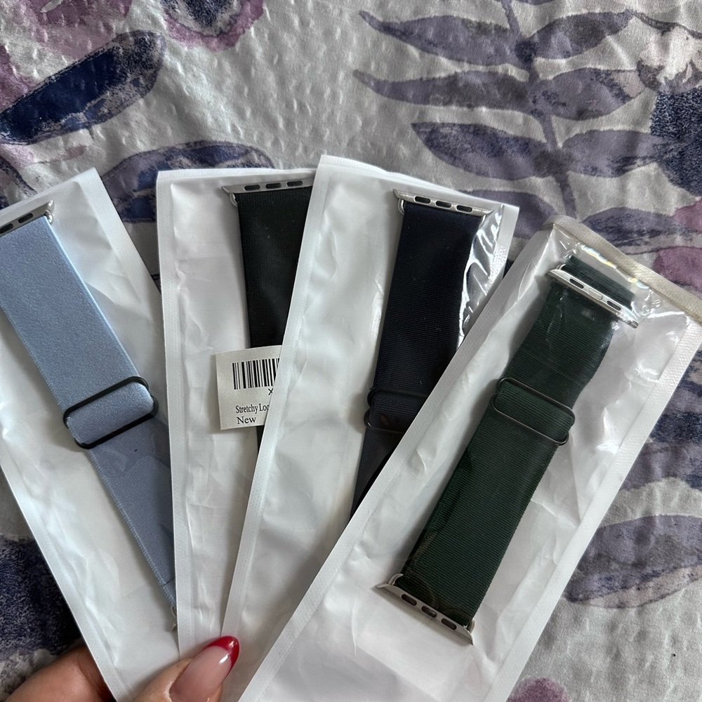 Set of 4 Brand new Apple Watch straps